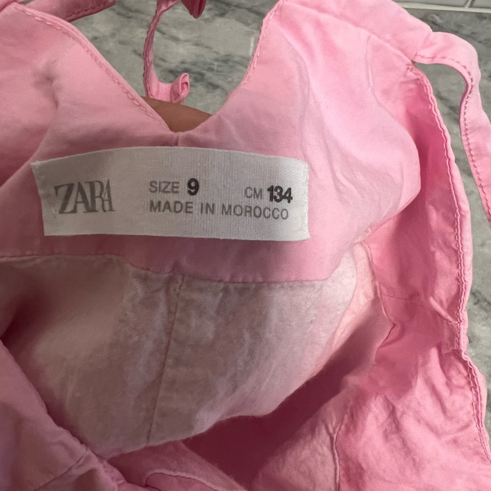 Pink zara dress size 9